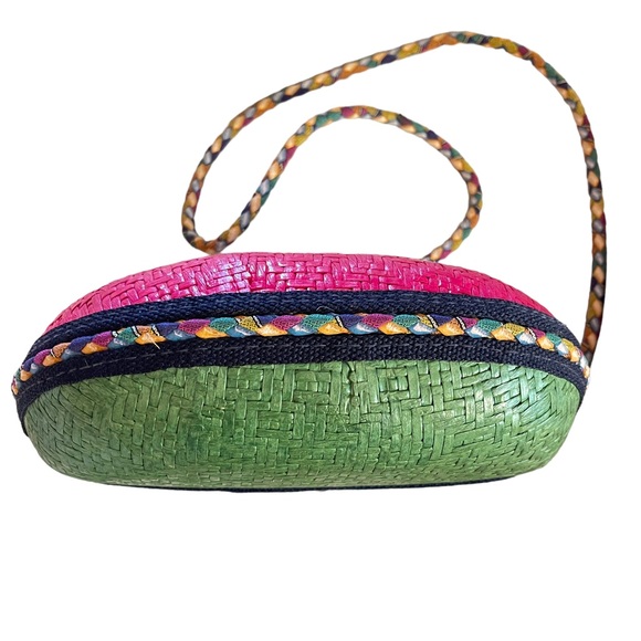 VINTAGE Novelli of florence ennelinea straw purse/bag - Picture 5 of 10